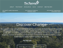 Tablet Screenshot of newbeginningsteenhelp.com